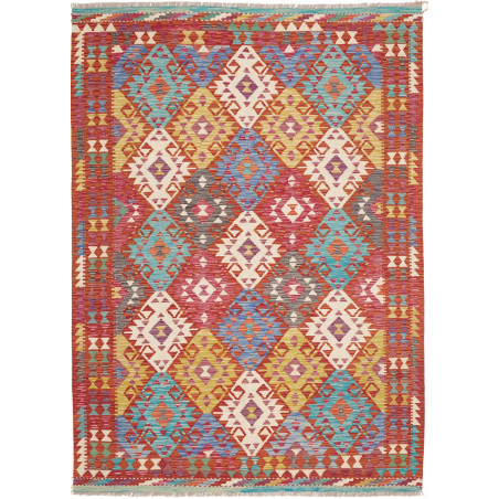 Tappeto Kilim Afghanistan 167x242 Terracotta Ro