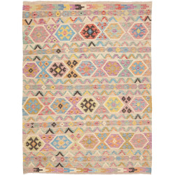 Rug Kilim Afghanistan 168x232 Beige Cream