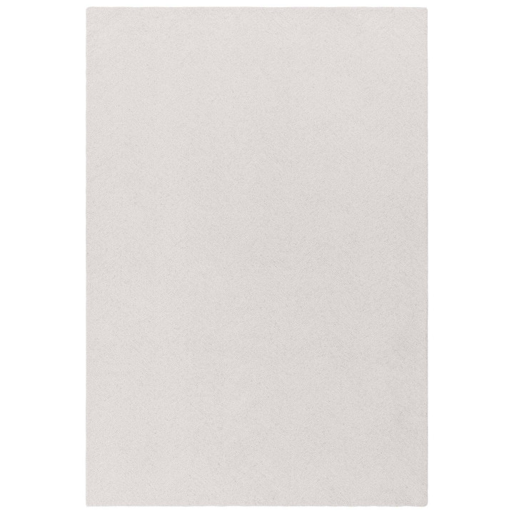 Rug Theodore plain cream white ivory 200x290 cm