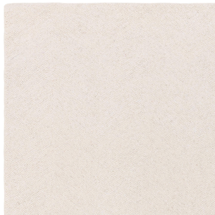 Rug Theodore plain cream white ivory 200x290 cm
