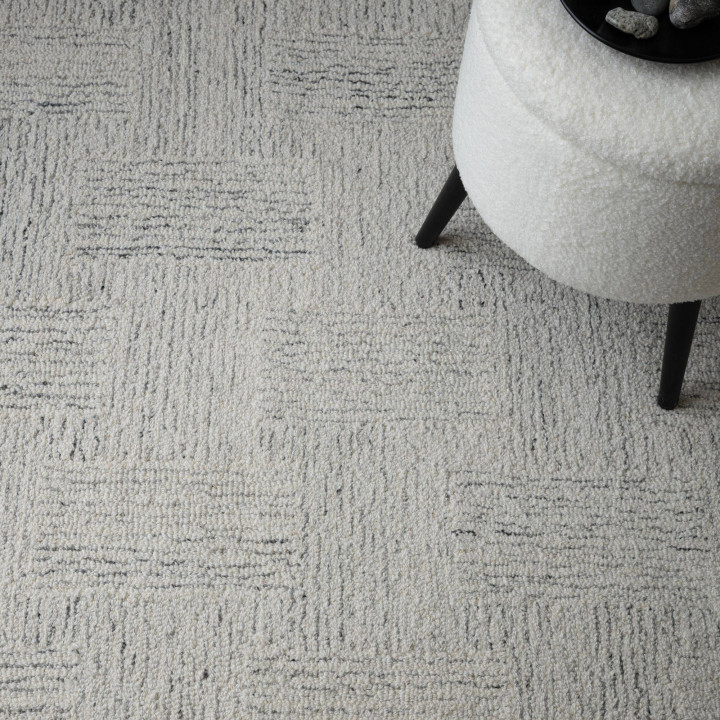 Rug Theodore geometric beige ivory 160x230 cm