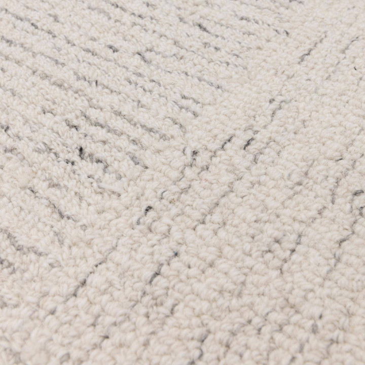Tappeto Theodore geometrico beige e avorio 160x2