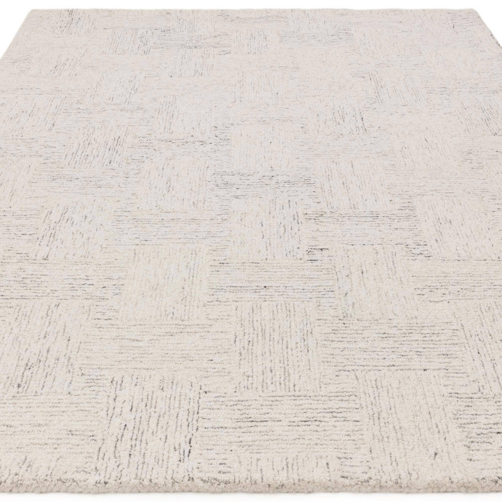 Tappeto Theodore geometrico beige e avorio 200x2