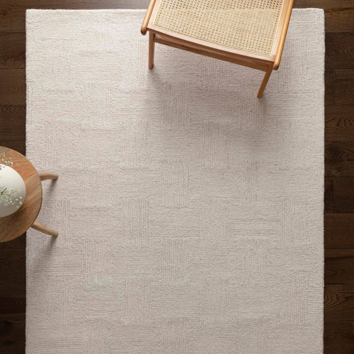 Rug Theodore geometric beige ivory 160x230 cm