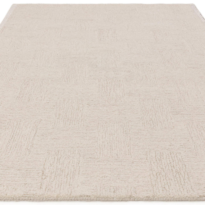 Rug Theodore geometric beige ivory 160x230 cm