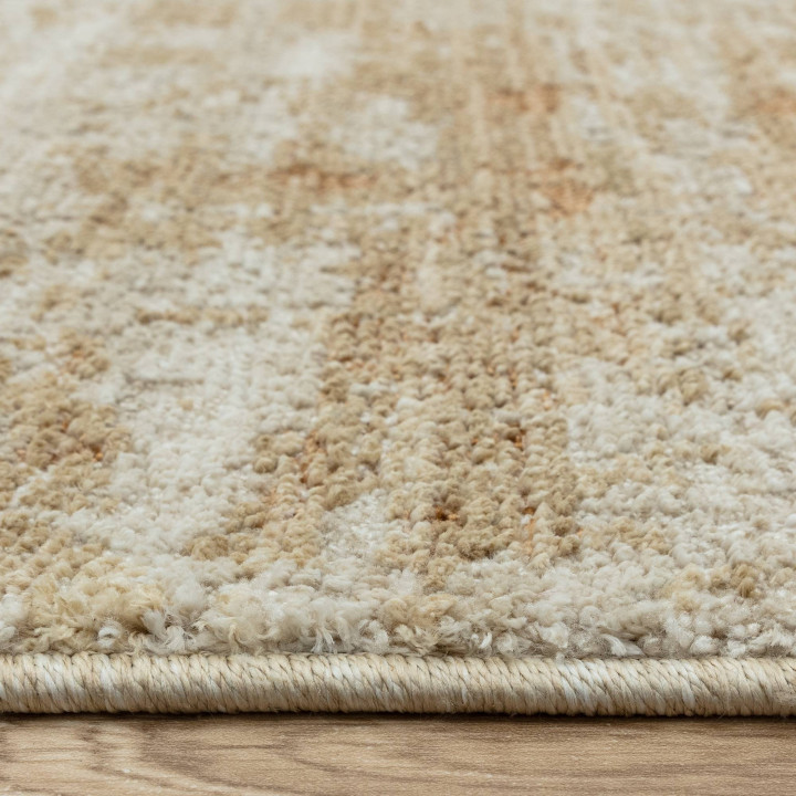 Tappeto Heriz astratto beige e sabbia 160x240 cm