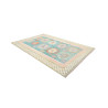 Tappeto Kilim Afghanistan 203x297 Turchese Cora