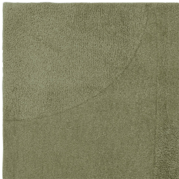Tappeto Tova geometrico verde oliva 200x290 cm