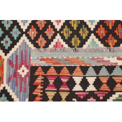 Tappeto Kilim Afghanistan 169x257 Marrone Scuro