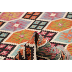 Tappeto Kilim Afghanistan 169x257 Marrone Scuro