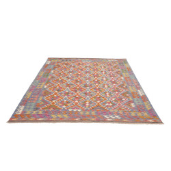 Tappeto Kilim Afghanistan 172x247 Blu Celeste