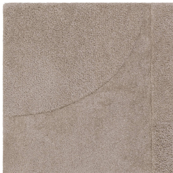Rug Tova geometric taupe beige 160x230 cm