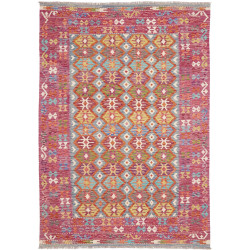 Rug Kilim Afghanistan 172x246 Magenta Red