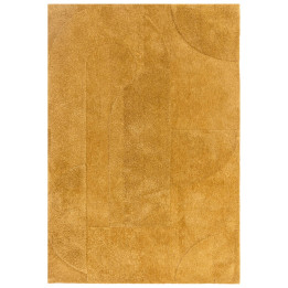 Rug Tova geometric ochre yellow 200x290 cm