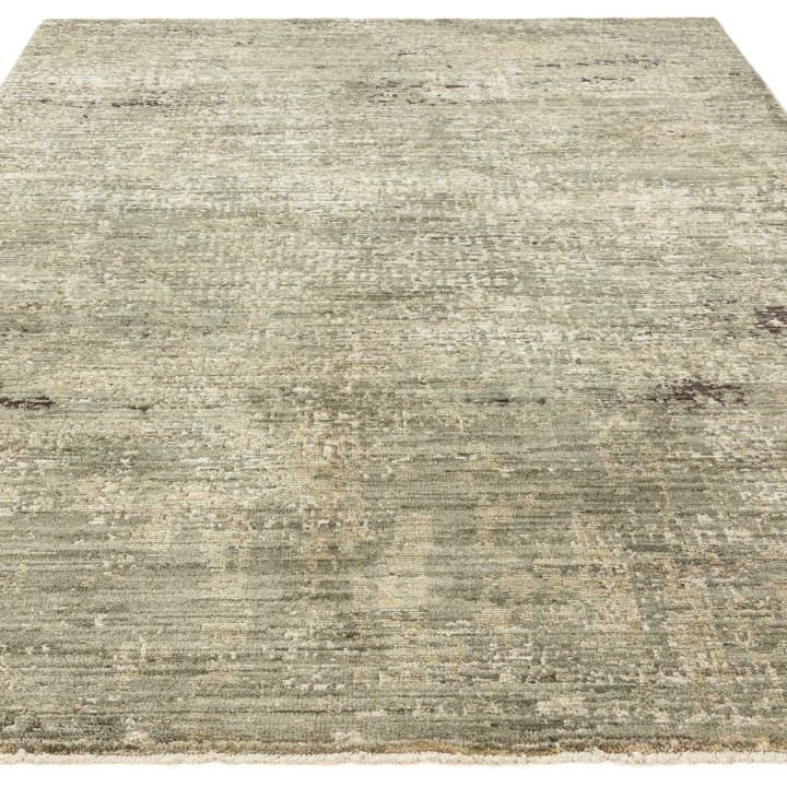Tappeto Heriz astratto beige e grigio tortora 80