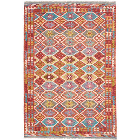 Tappeto Kilim Afghanistan 173x255 Rosso Arancio