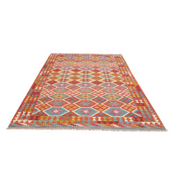 Tappeto Kilim Afghanistan 173x255 Rosso Arancio