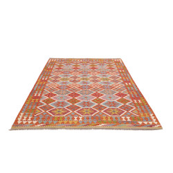 Tappeto Kilim Afghanistan 173x250 Arancio Terra