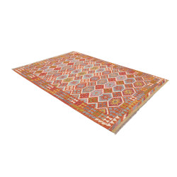 Tappeto Kilim Afghanistan 173x250 Arancio Terra