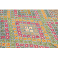 Tappeto Kilim Afghanistan 175x243 Azzurro Rosa
