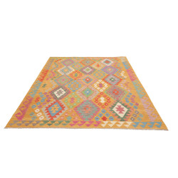 Tappeto Kilim Afghanistan 175x245 Giallo Ocra