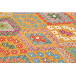 Tappeto Kilim Afghanistan 175x245 Giallo Ocra