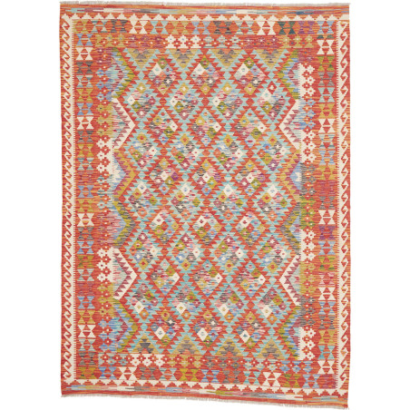 Tappeto Kilim Afghanistan 175x240 Rosso Terraco