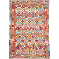Tappeto Kilim Afghanistan 176x257 Arancione Ter