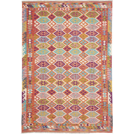 Tappeto Kilim Afghanistan 176x257 Arancione Ter