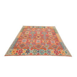 Tappeto Kilim Afghanistan 178x245 Rosso Terra