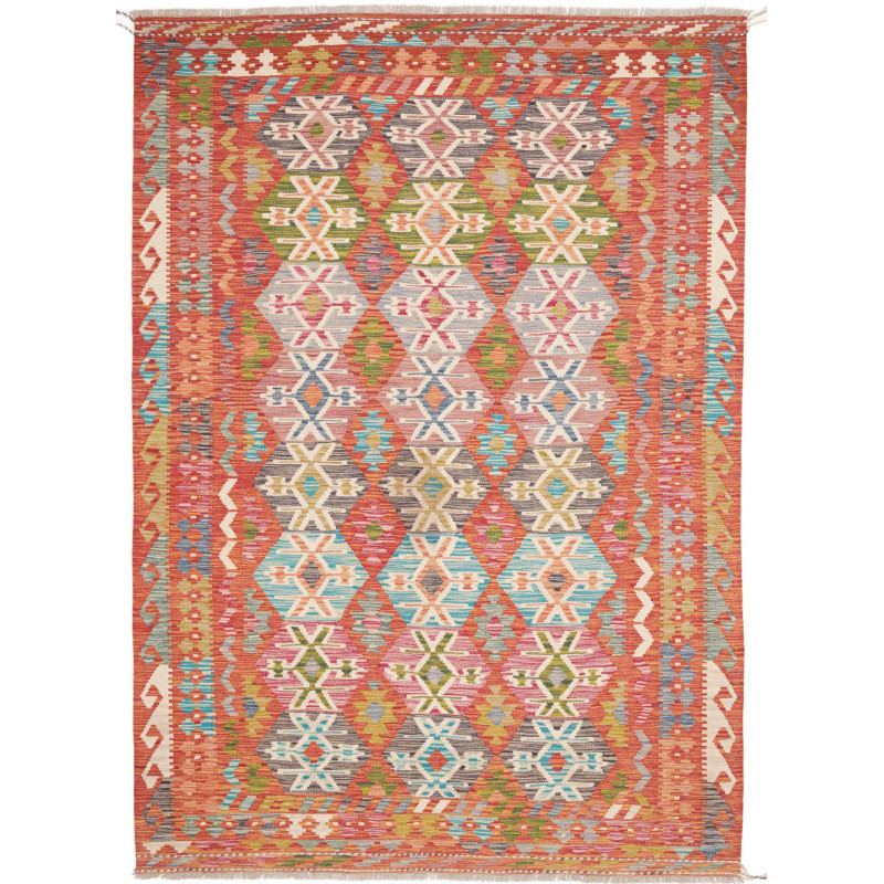 Tappeto Kilim Afghanistan 178x259 Terracotta Mu