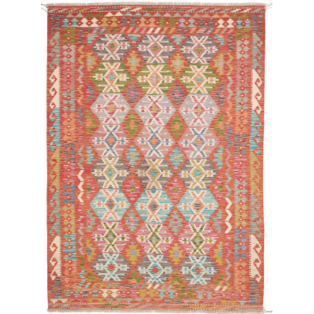 Tappeto Kilim Afghanistan 178x259 Terracotta Mu