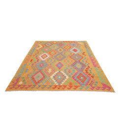 Tappeto Kilim Afghanistan 180x243 Giallo Senape