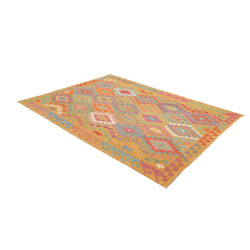 Tappeto Kilim Afghanistan 180x243 Giallo Senape