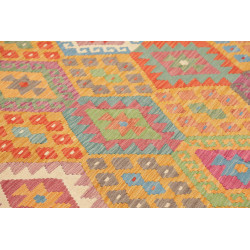 Tappeto Kilim Afghanistan 180x243 Giallo Senape