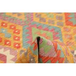 Tappeto Kilim Afghanistan 180x243 Giallo Senape