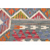Tappeto Kilim Afghanistan 183x250 Grigio Blu