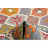 Tappeto Kilim Afghanistan 183x250 Grigio Blu
