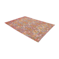 Tappeto Kilim Afghanistan 183x244 Rosso Corallo