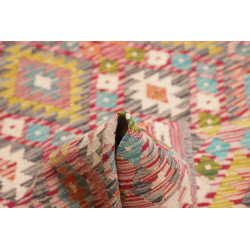 Tappeto Kilim Afghanistan 183x244 Rosso Corallo