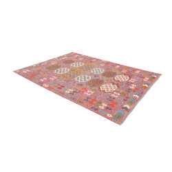 Tappeto Kilim Afghanistan 184x251 Rosa Vivace