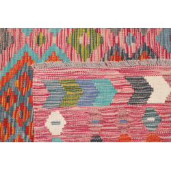 Tappeto Kilim Afghanistan 184x251 Rosa Vivace