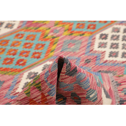 Tappeto Kilim Afghanistan 184x251 Rosa Vivace