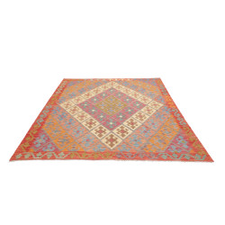 Tappeto Kilim Afghanistan 189x240 Rosso Arancio