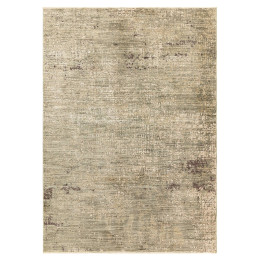 Tappeto Heriz medaglione beige e grigio chiaro 1