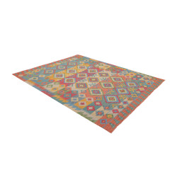Tappeto Kilim Afghanistan 189x238 Blu Azzurro