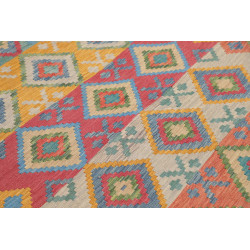 Tappeto Kilim Afghanistan 189x238 Blu Azzurro