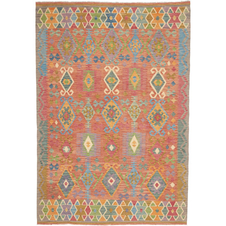 Tappeto Kilim Afghanistan 169x247 Terracotta Az