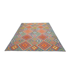Tappeto Kilim Afghanistan 175x250 Blu Corallo
