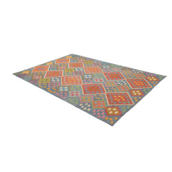 Tappeto Kilim Afghanistan 175x250 Blu Corallo